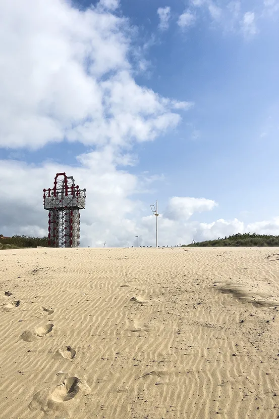 Het strand van Koksijde